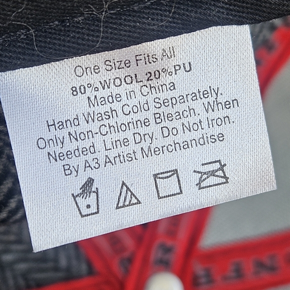 Wrangler NFR Las Vegas Limited Edition Baseball Cap 2017 Grey Wool Adjustable - Picture 9 of 9